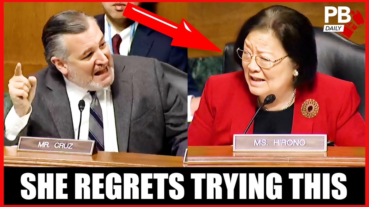 Fed up Ted Cruz SHUTS UP out of order Democrat when she tries calling Trump corrupt