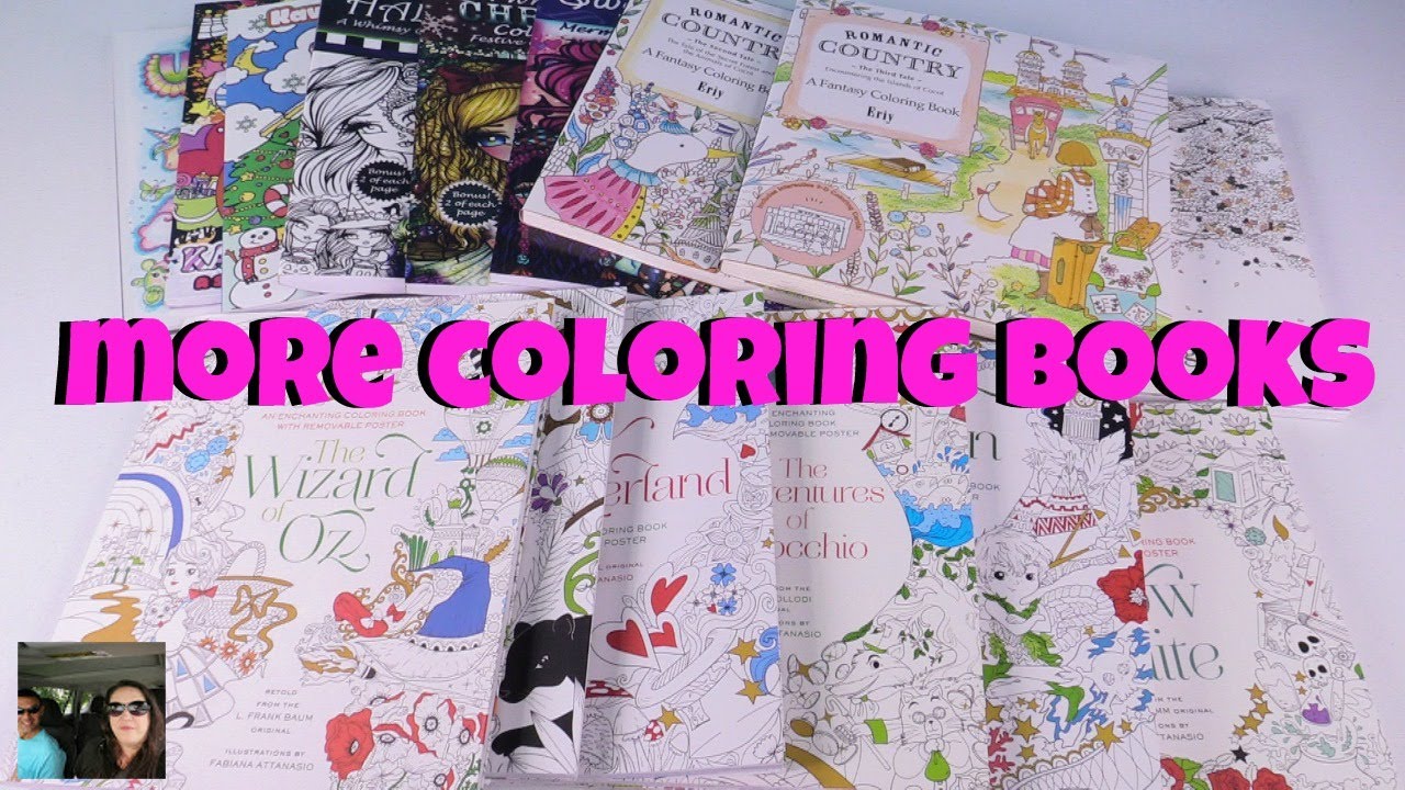 Coloring Book Haul #2 From Amazon Adult Coloring Fun | PaulAndShannonsLife