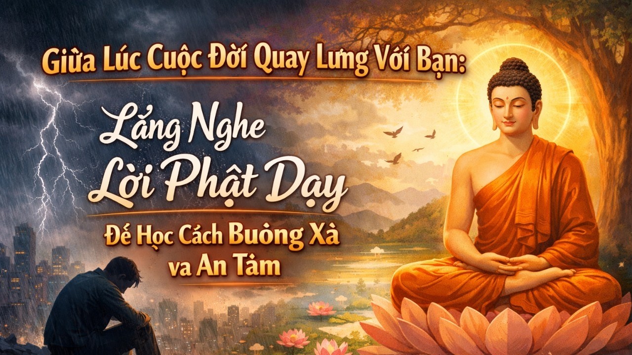 Khi Tâm Trí Rối Bời Và Mọi Thứ Không Như Ý: Ngồi Lại, Nghe Lời Phật Dạy Để Tìm Bình An Từ Bên Trong