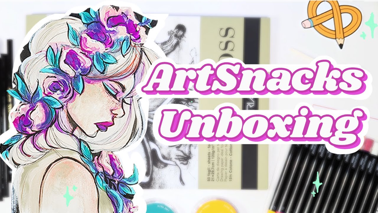 ArtSnacks Quarterly Fall 2023 // Unboxing Mystery Art Supplies