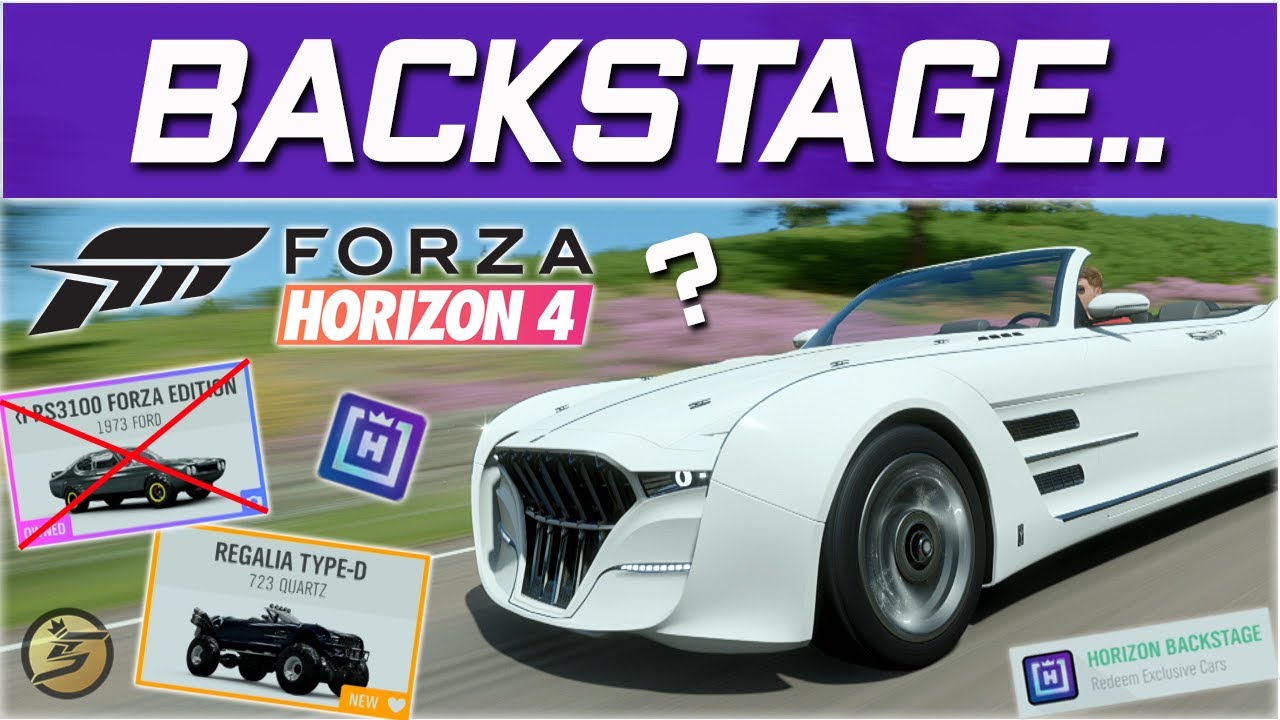 ОТСУТСТВУЮЩИЕ МАШИНЫ из ОБНОВЛЕННОГО Backstage Pass для обновления Forza Horizon 4
