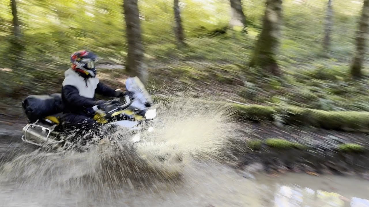 Offroad ride sur la section 22 du TET France entre Chilly et Pont-de-Poitte