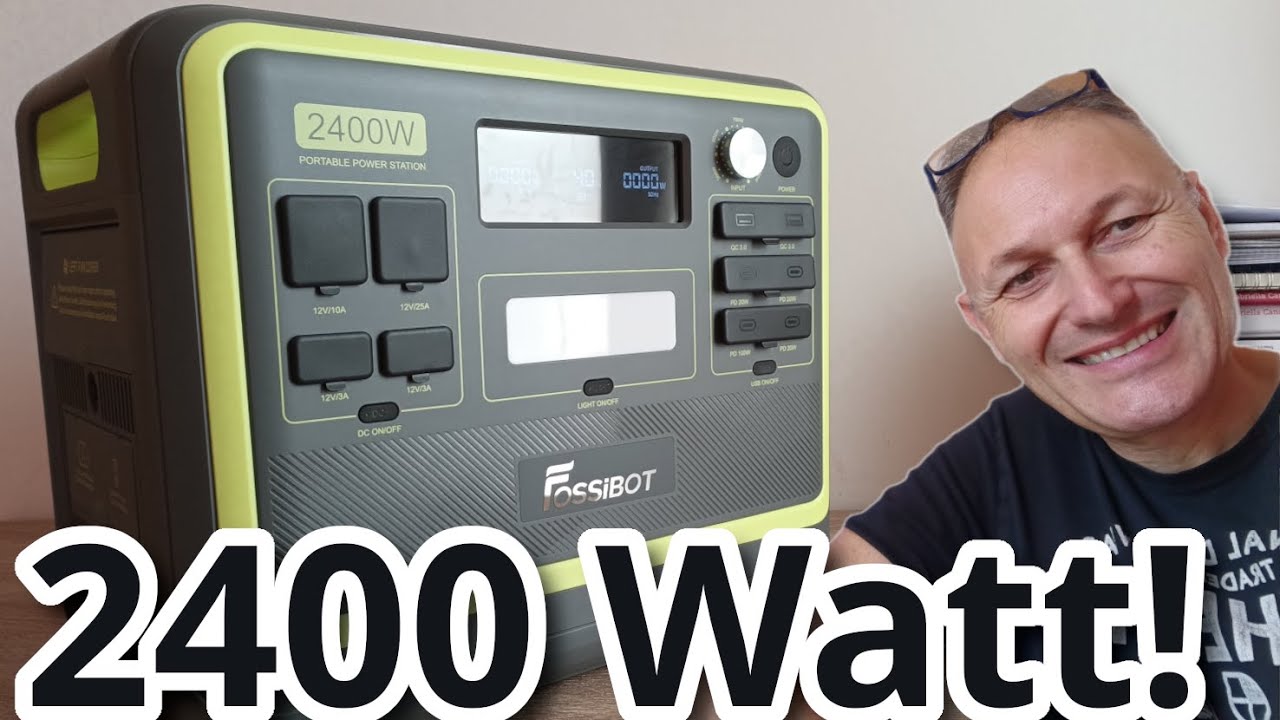Portatile e super potente POWER STATION FOSSiBOT F2400: caratteristiche e funzionamento.