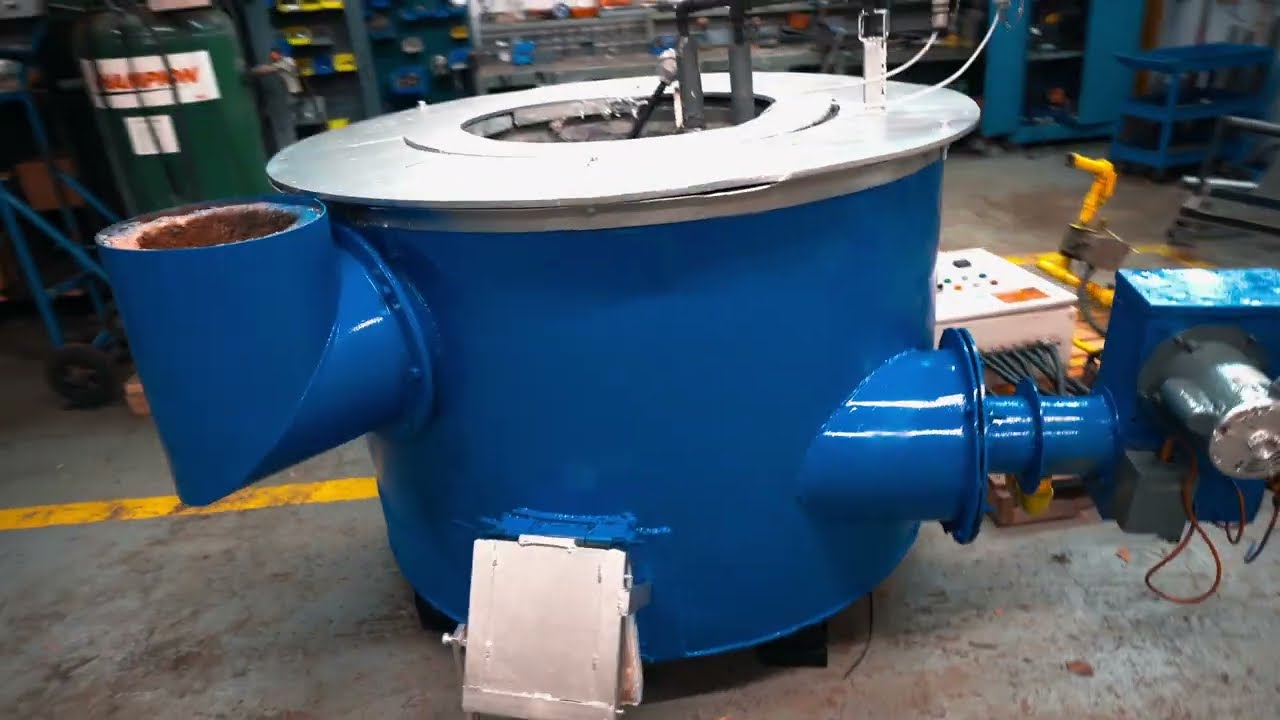 Beta Die Casting Equipment -   Aluminum Crucible Melting & Holding Gas Furnace #5024