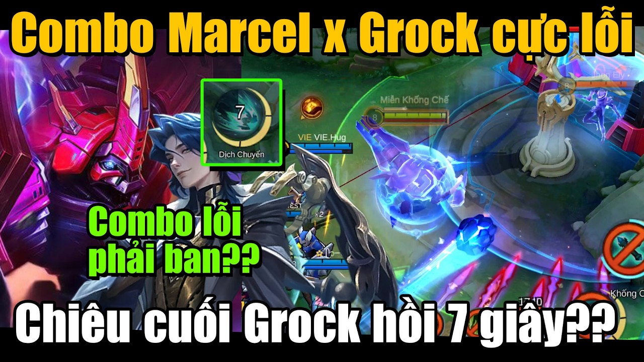 MLBB | COMBO MARCEL x GROCK: TRICK LỎ ULTI HỒI 7 GI&Acirc;Y H&Uacute;C LI&Ecirc;N TỤC? CỰC B&Aacute; PHẢI BAN TH&Ocirc;I! | Tốp Mỡ