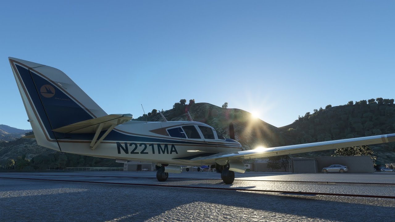 Taking the updated Bellanca Super Viking for a flight from Kern Valley in Microsoft Flight Simulator