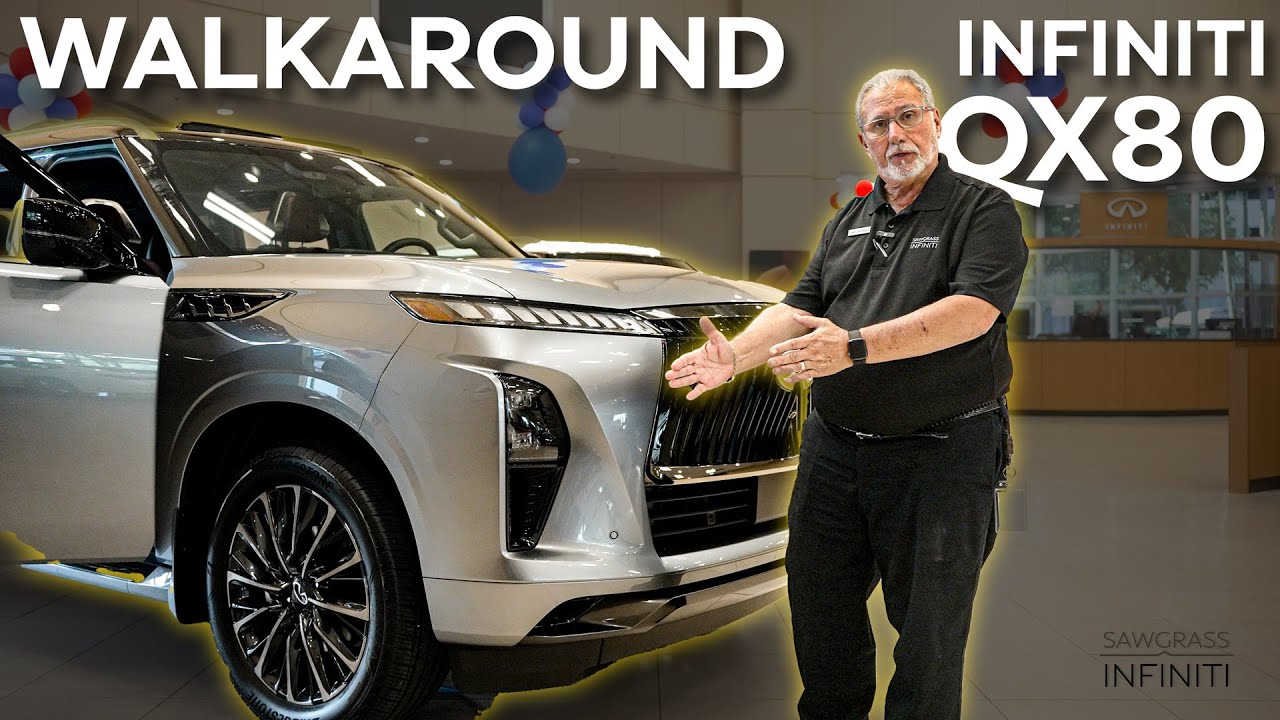 GET FAMILIAR WITH THE 2025 QX80! | Infiniti QX80 Walkaround - Features & Design