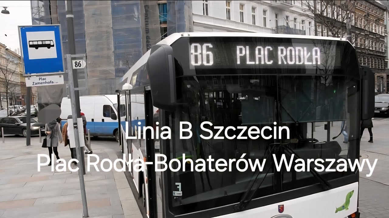 Linia 86 Szczecin. Plac Rodła-Bohaterów Warszawy