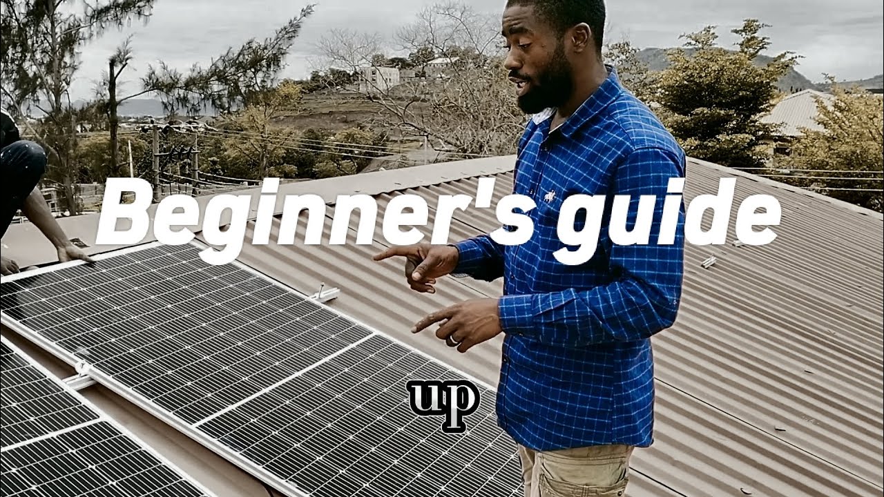 How to install solar panels using aluminium interlock (tutorial 1)