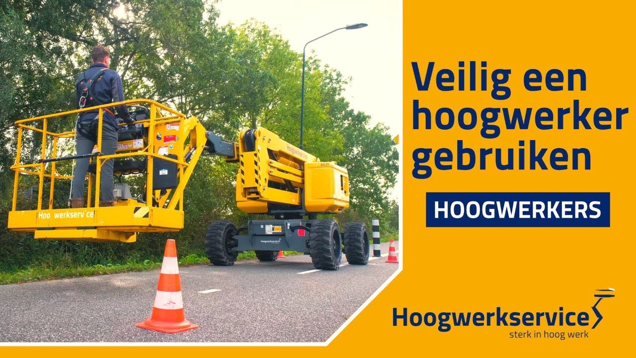 Waar moet ik op letten als ik veilig een hoogwerker wil gebruiken?