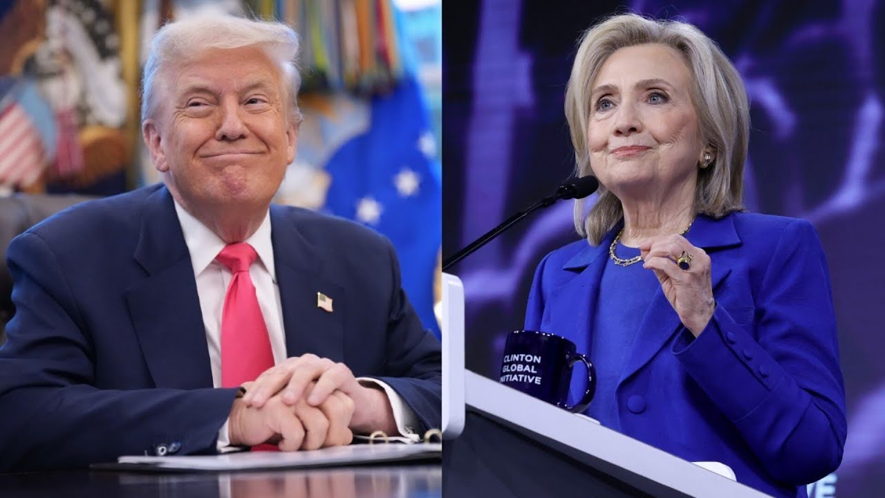 &lsquo;First time ever in history&rsquo;: Hillary Clinton&rsquo;s rare praise of Trump over Gaza peace deal