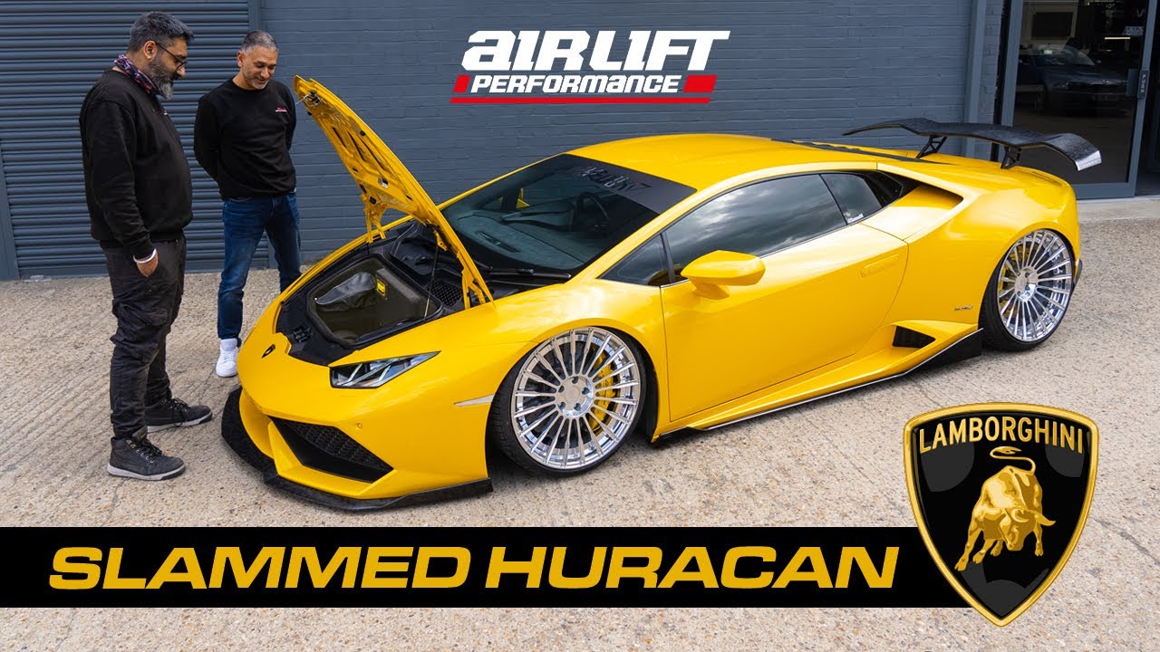 Lamborghini Huracan Airlift Build SLAMMED  | Car Audio & Security