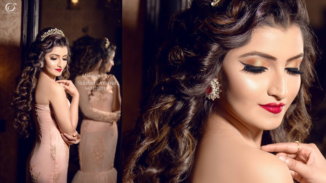Indian Bridal/Party Princess Makeover | Makeup Artist Siddhart Jaiswal | Photographer LOukik Das |