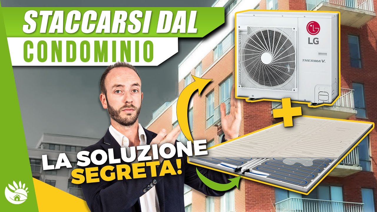 Staccarsi dal Centralizzato con SOFFITTO RADIANTE e POMPA DI CALORE.