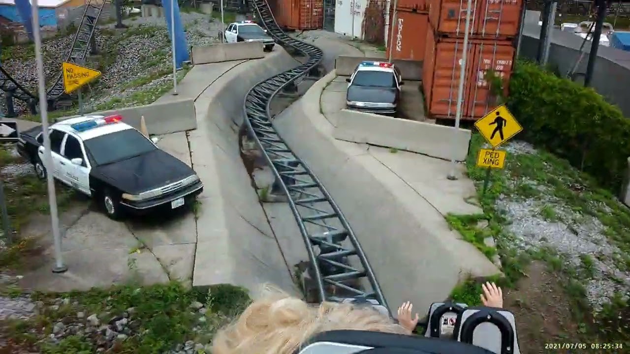 Backlot Stunt Coaster POV Canada's Wonderland 2024