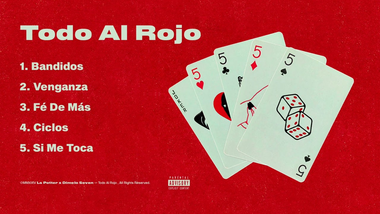 La Potter x @DimeloSeven  - Todo Al Rojo (Álbum Completo)