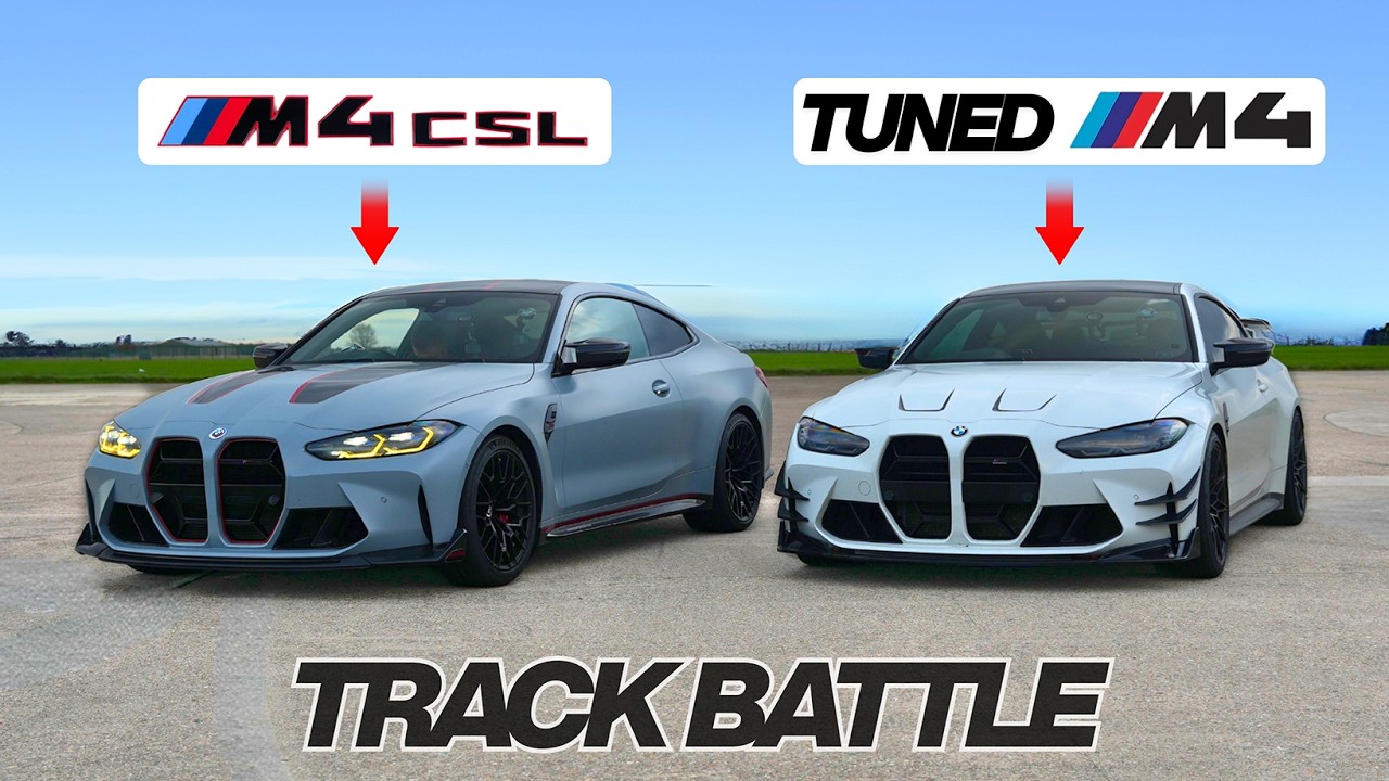 Сможет ли тюнингованная M4 обогнать M4 CSL на трассе?
