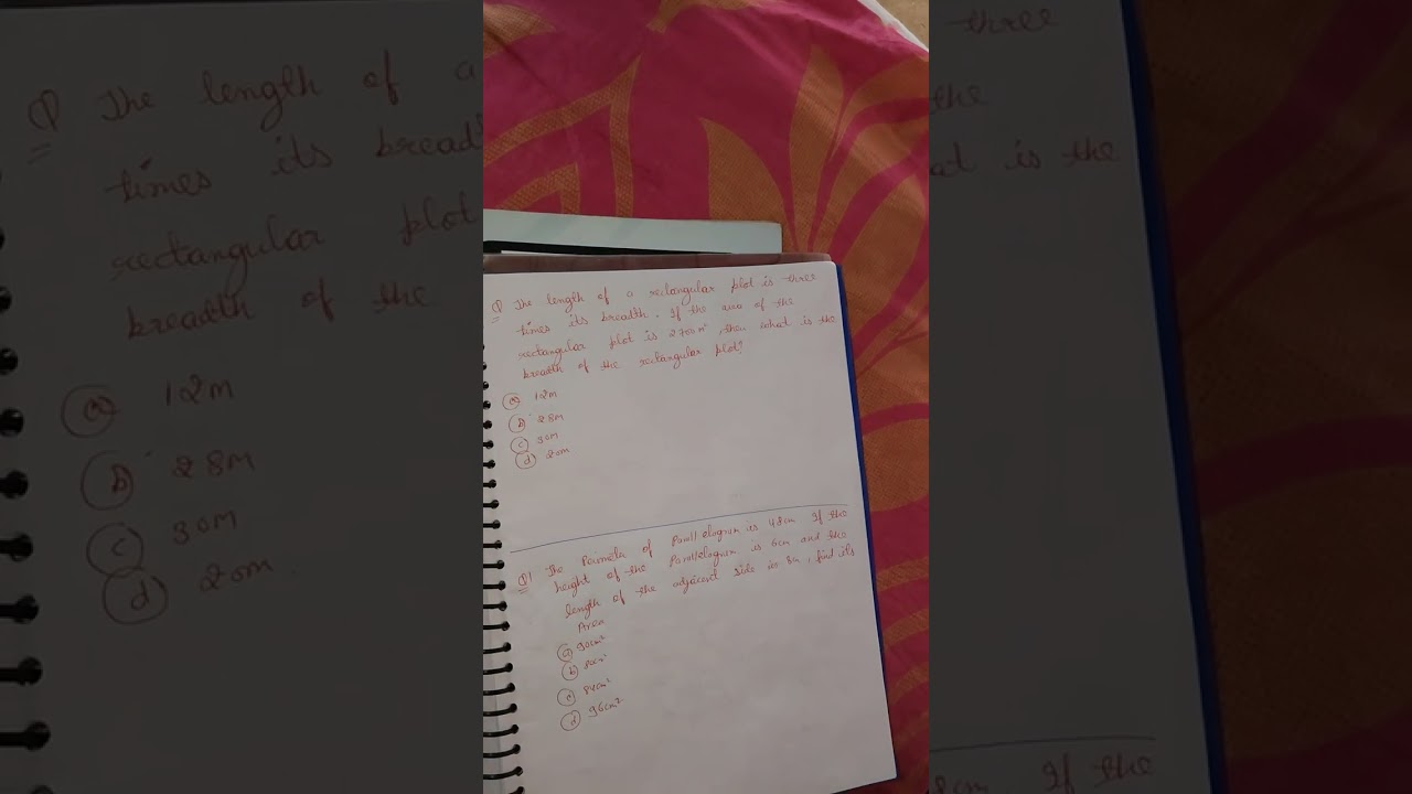 MENSURATION  One  Shot Me Complete 🔥Most Important Questions