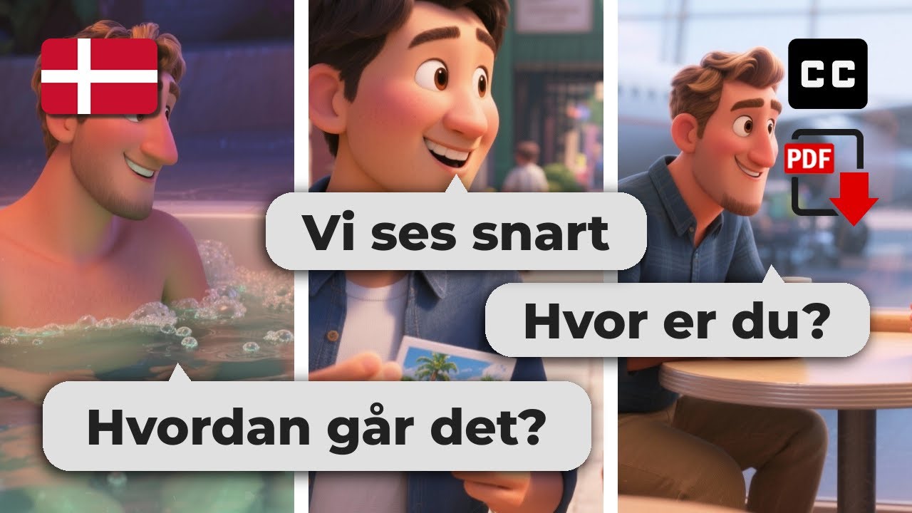 Boost Your Danish Skills 🇩🇰 7 Must-Know Conversations for Easy Learning (A2-B1)