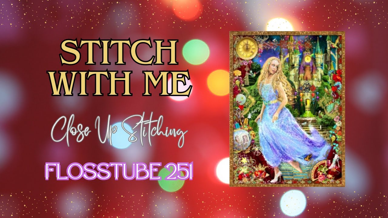 STITCH with me | Close Up Stitching | Continuing my HAED Project | FLOSSTUBE #251 Stitchery Lovers