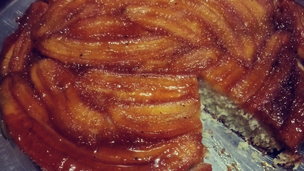 BOLO DE BANANA CARAMELIZADA SUPER GOSTOSO