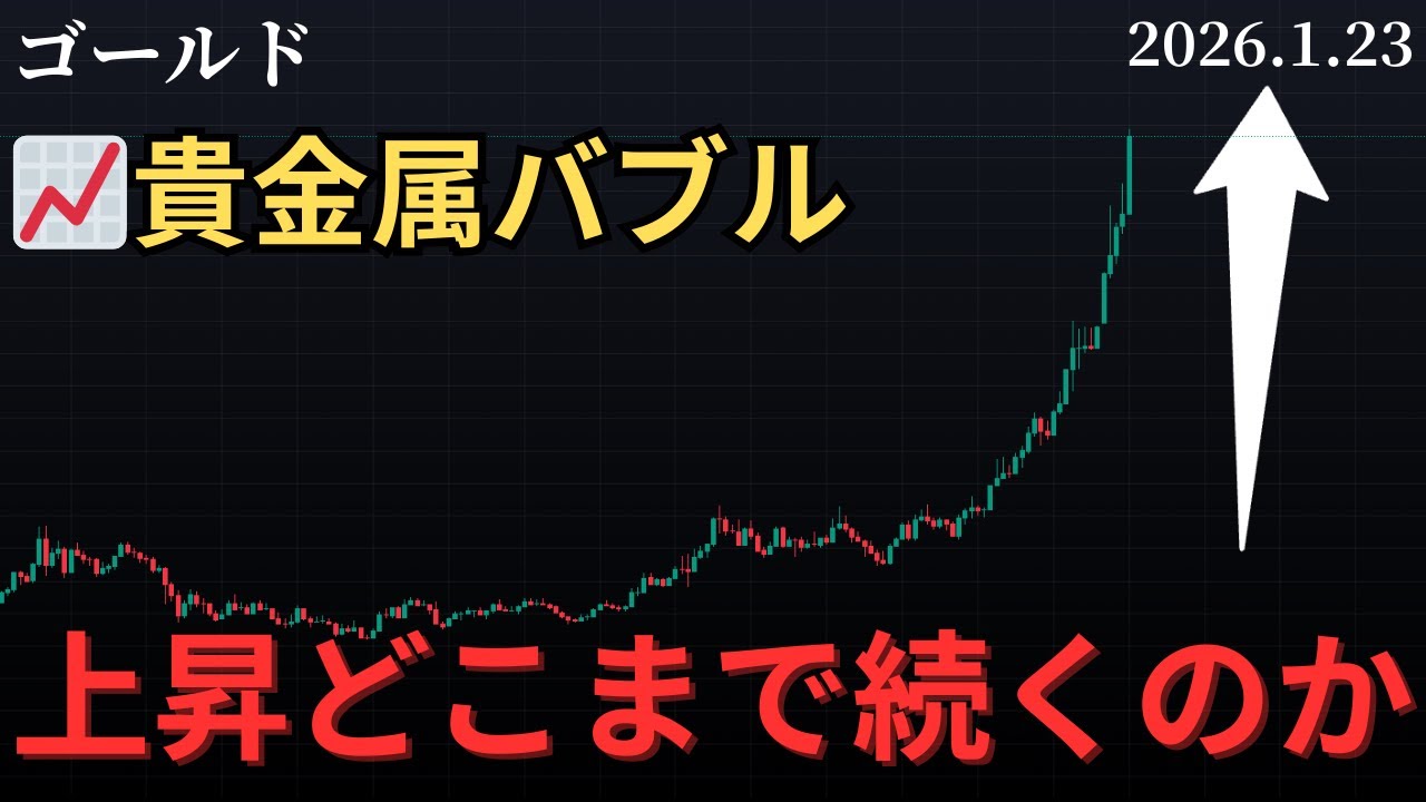 📈ゴールド、シルバーバブル相場❗️まだ上昇していけるのか⁉️