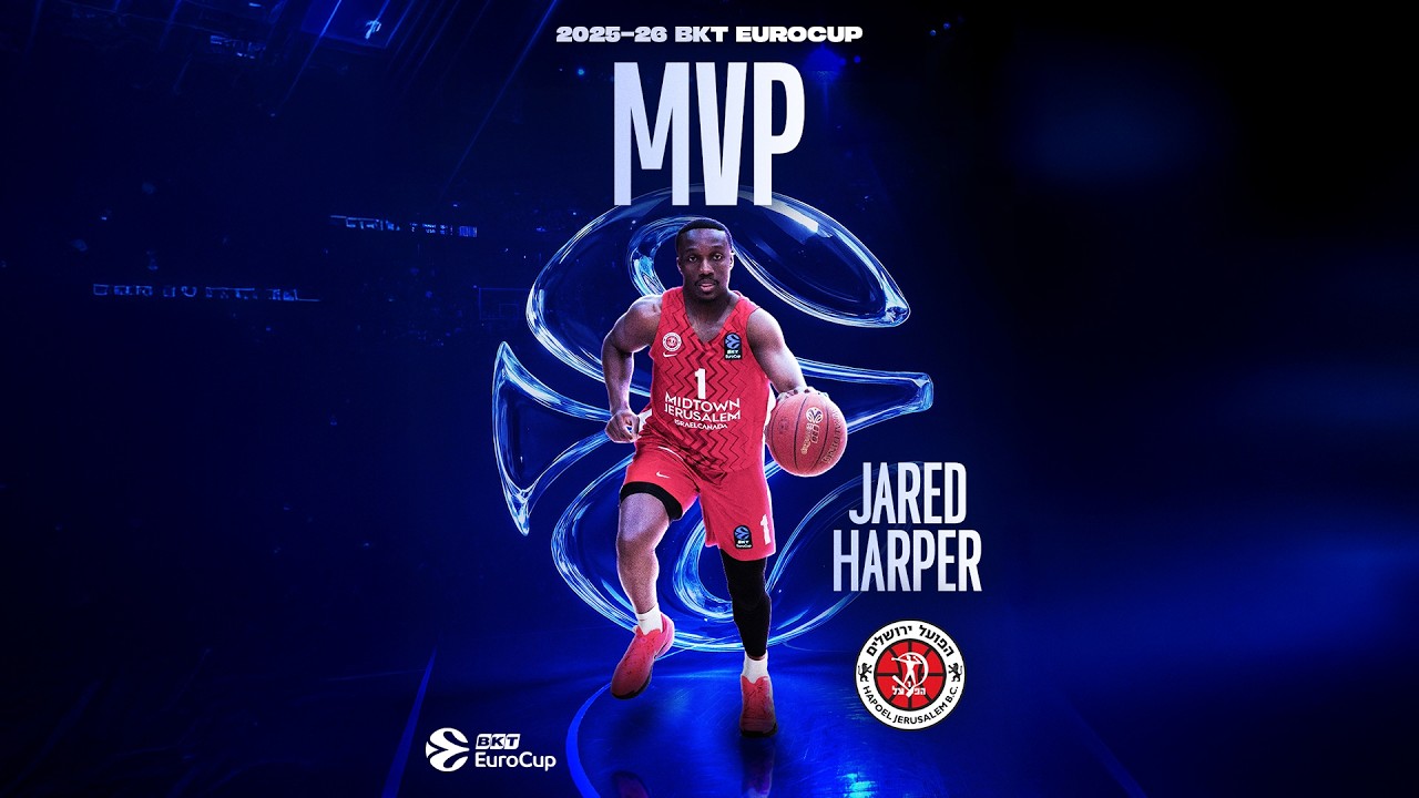Jerusalem's Jared HARPER named BKT EuroCup MVP for 2025-26