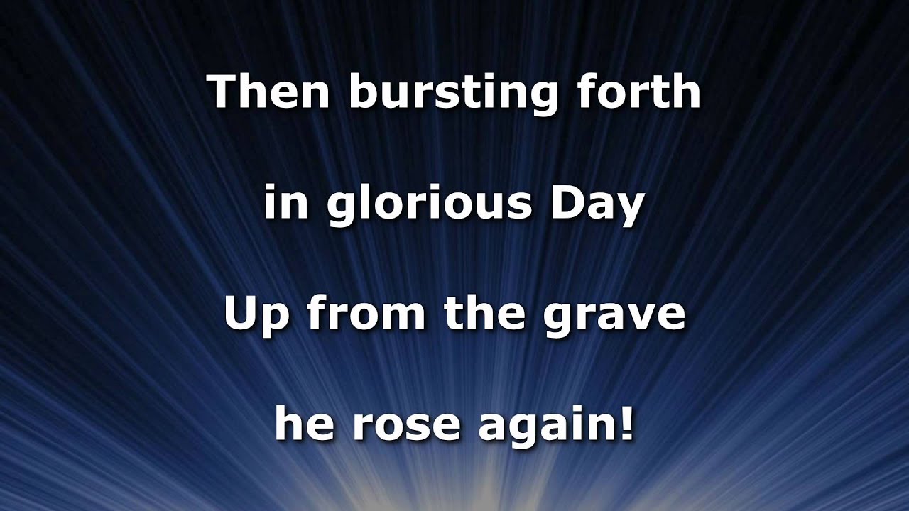 In Christ Alone, Instrumental No Vocals Blue Background