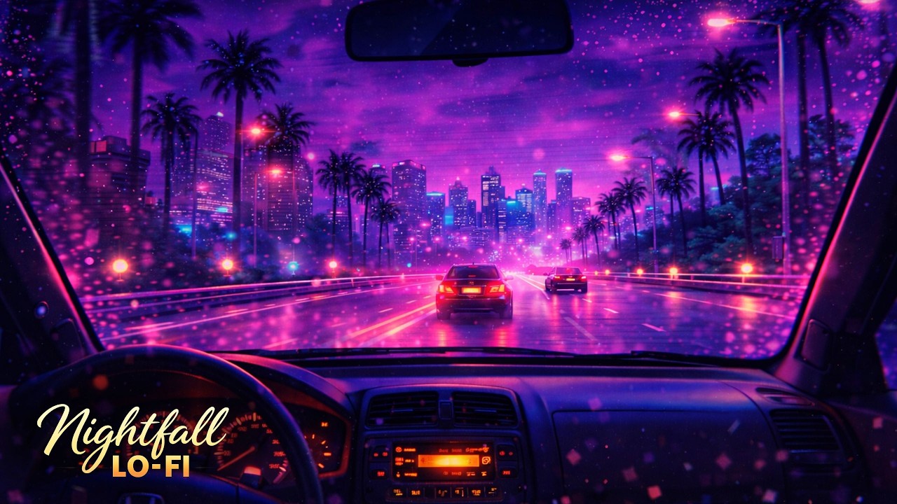 Night Drive That Feels Like a Movie | Relaxing Lofi Mix