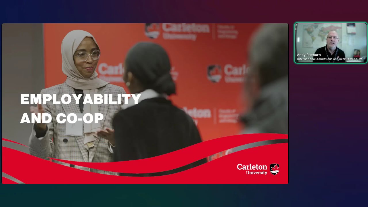 Our Students Get Jobs! Employability and Co op for International Students at Carleton University