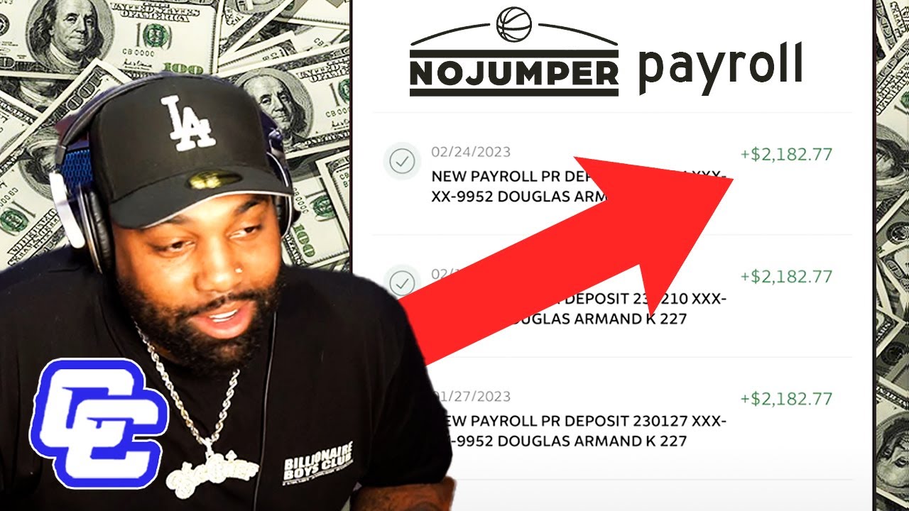 AD Shows How Much He Got Paid At No Jumper