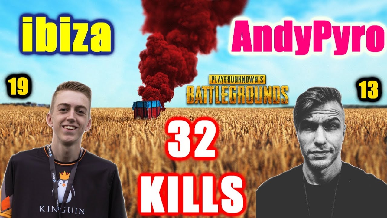 PUBG - AndyPyro & ibiza - 32 KILLS  #DUO - PLAYERUNKNOWN'S BATTLEGROUNDS