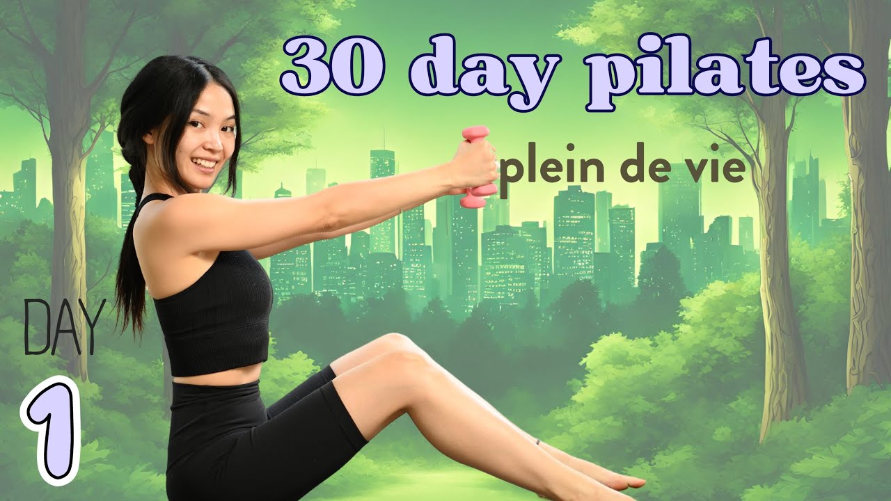 Day 1: Motivated Mindset 🌟| FULL BODY PILATES WORKOUT & MEDITATION | 30 day Pilates challenge 2024