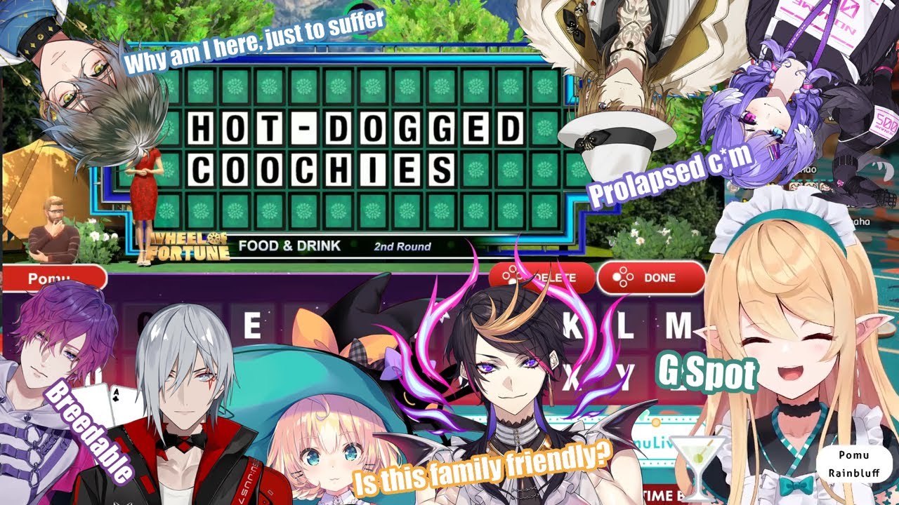 Nijisanji EN plays Wheel of Fortune and it is absolutely UNHINGED Compilation