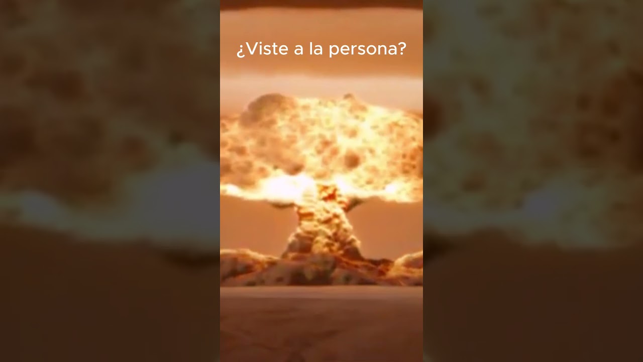 As&iacute; es la explosi&oacute;n de una bomba at&oacute;mica