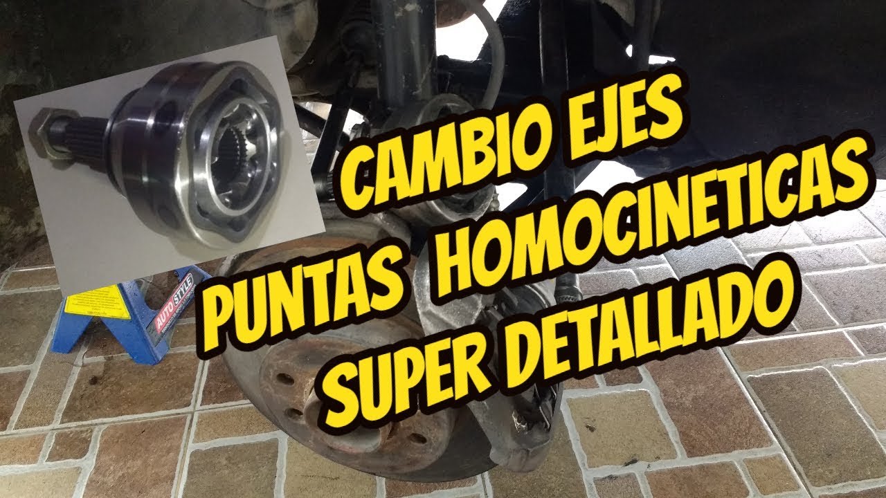 Cambio Eje Punta Homocinetica Super detallado-Change outer joint full explanation.