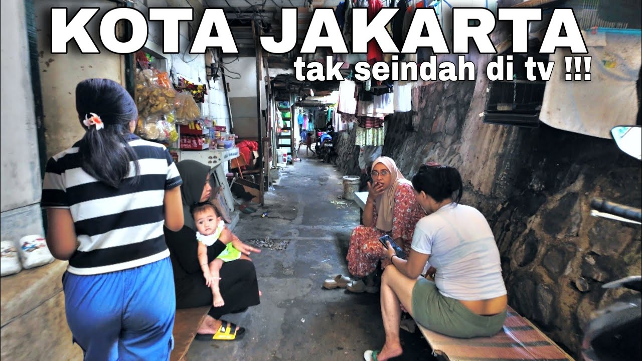 POTRET KEHIDUPAN DIDALAM GANG SEMPIT TERSEMBUNYI KOTA JAKARTA ! | real life in jakarta