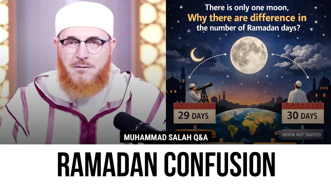 There is only one moon, Why there are difference in the number of Ramadan days? | Muhammad Salah 