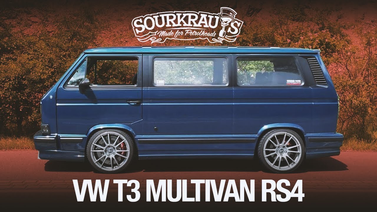 Brutaler VW T3 mit RS4 Audi Motor  / Sourkrauts / (engl.sub)