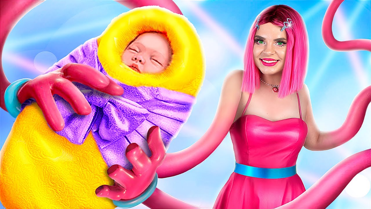 Моя няня — Mommy Long Legs! Хаги Ваги в реальной жизни