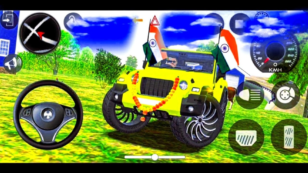 Modified Mahindra Thar😈Games:Indian Yellow Thar (Gadi Wala Games) Car Game Android Game - #2026