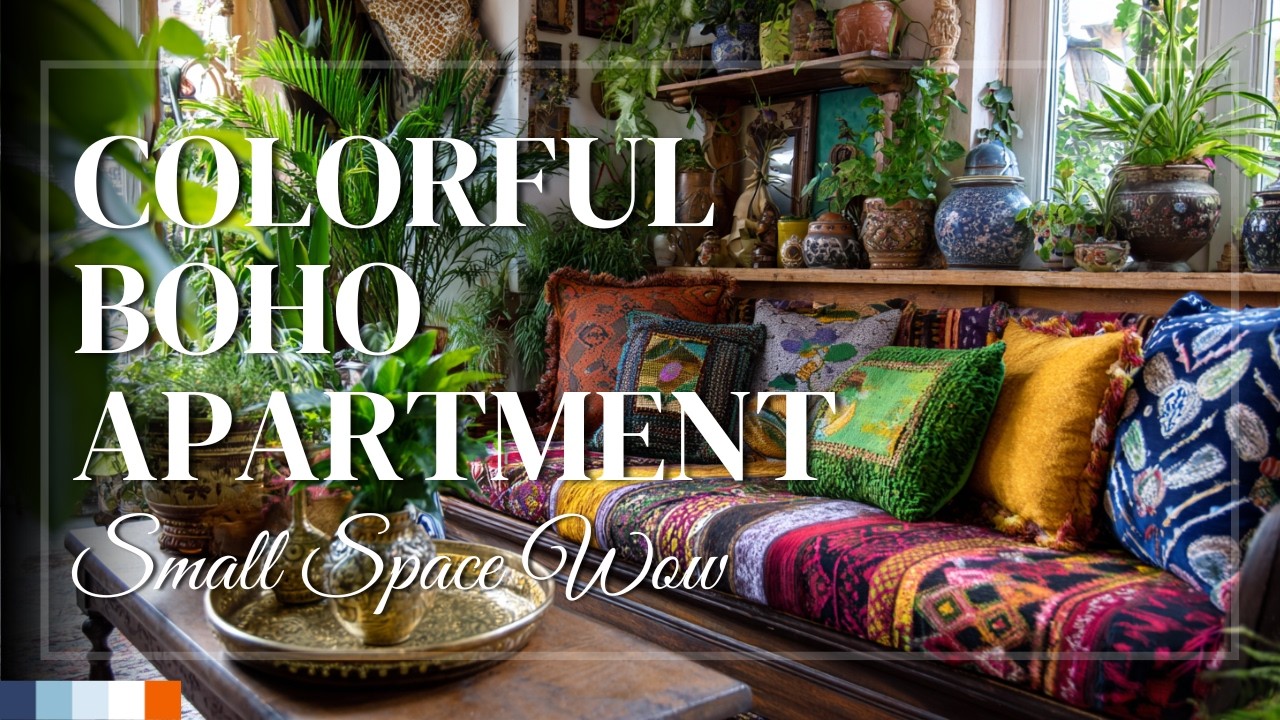 Boho Maximalist Apartment Vibes with Polished Splendor 💎 Tiny Layout, Grand Expression