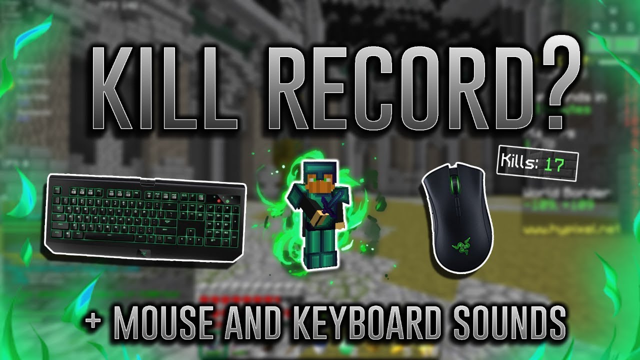 mouse and keyboard sounds kill record | Hypixel UHC Highlights #25