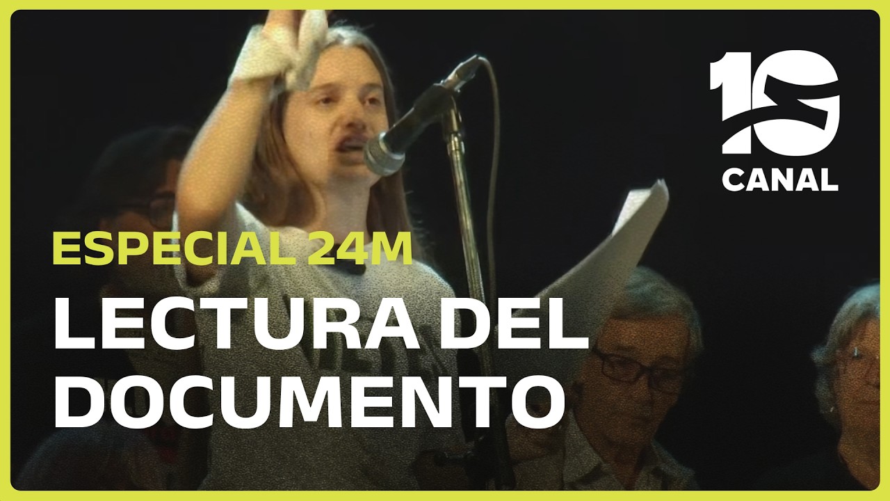 24M en C&oacute;rdoba: la lectura del documento a 50 a&ntilde;os del golpe c&iacute;vico militar en Argentina
