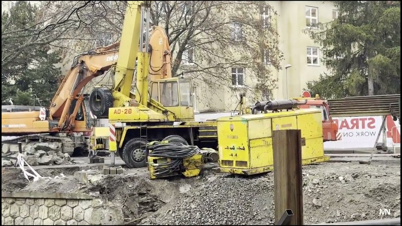 Poprad - rekonštrukcia mosta na ulici 1. mája (13.03.2025)