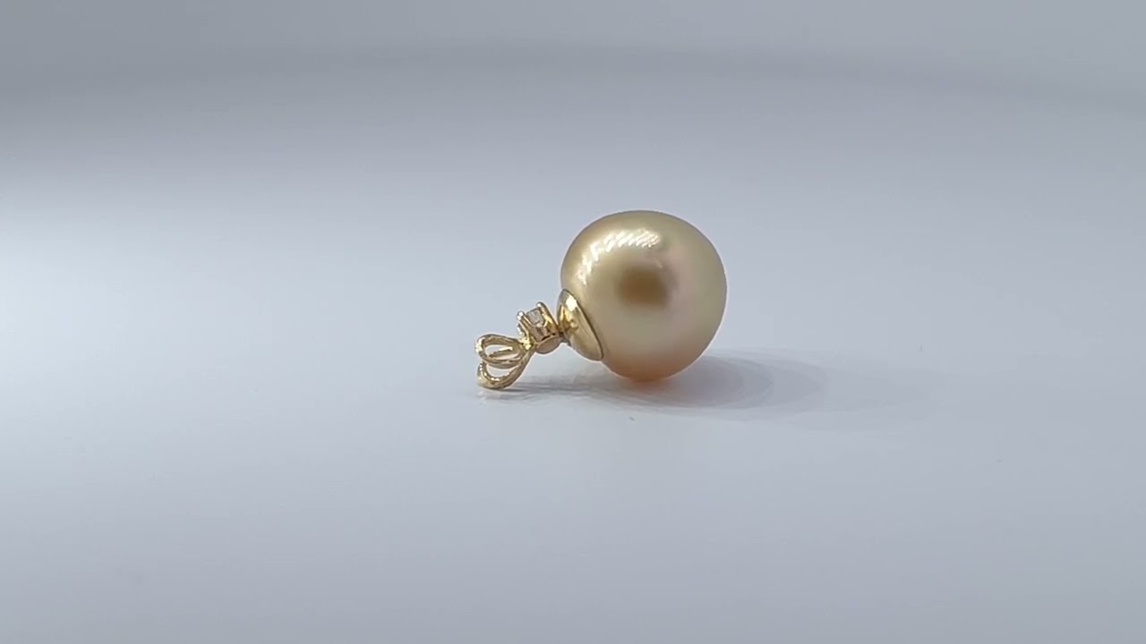 Pendentif en or Vainia Moea Perles perle d'Australie des mers du Sud