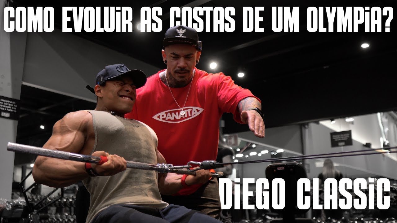 XICORIA MOSTRA M&Eacute;TODO NOVO DE TREINO PARA DIEGO CLASSIC! TREINO DE COSTAS COMPLETO