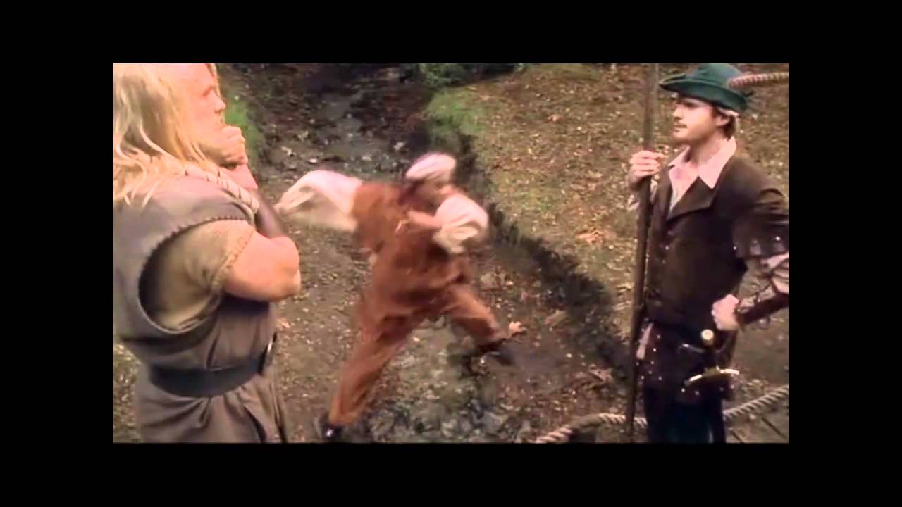 Robin Hood, Un Uomo In Calzamaglia - incontro con Little John