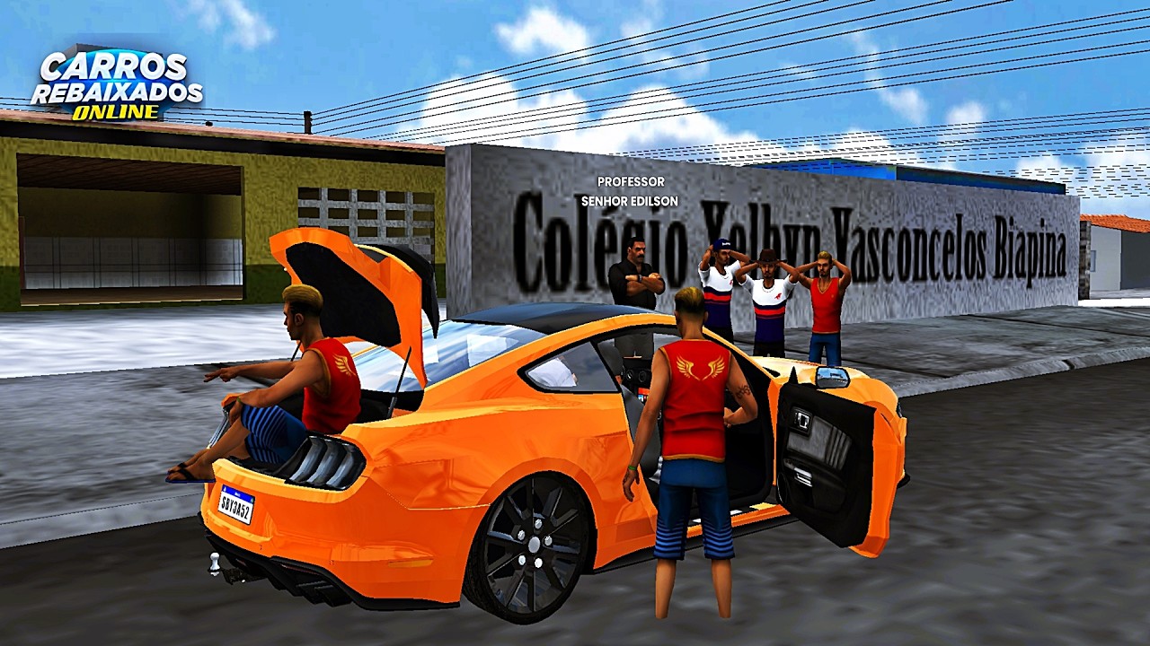 CARROS REBAIXADOS ONLINE | BUSQUEI MEUS 2 FILHO NA ESCOLA DE MUSTANG