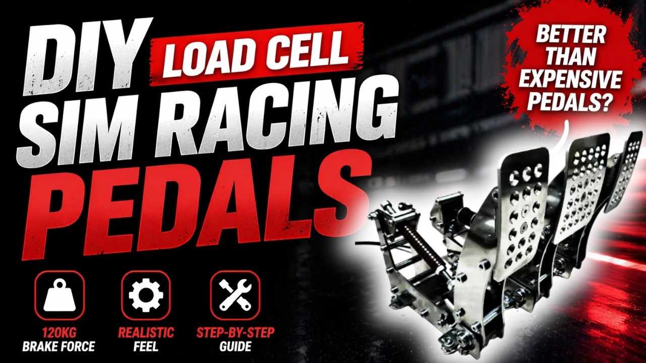 DIY Sim Racing Pedals on a Budget: Make High-Quality Load-Cell Pedals